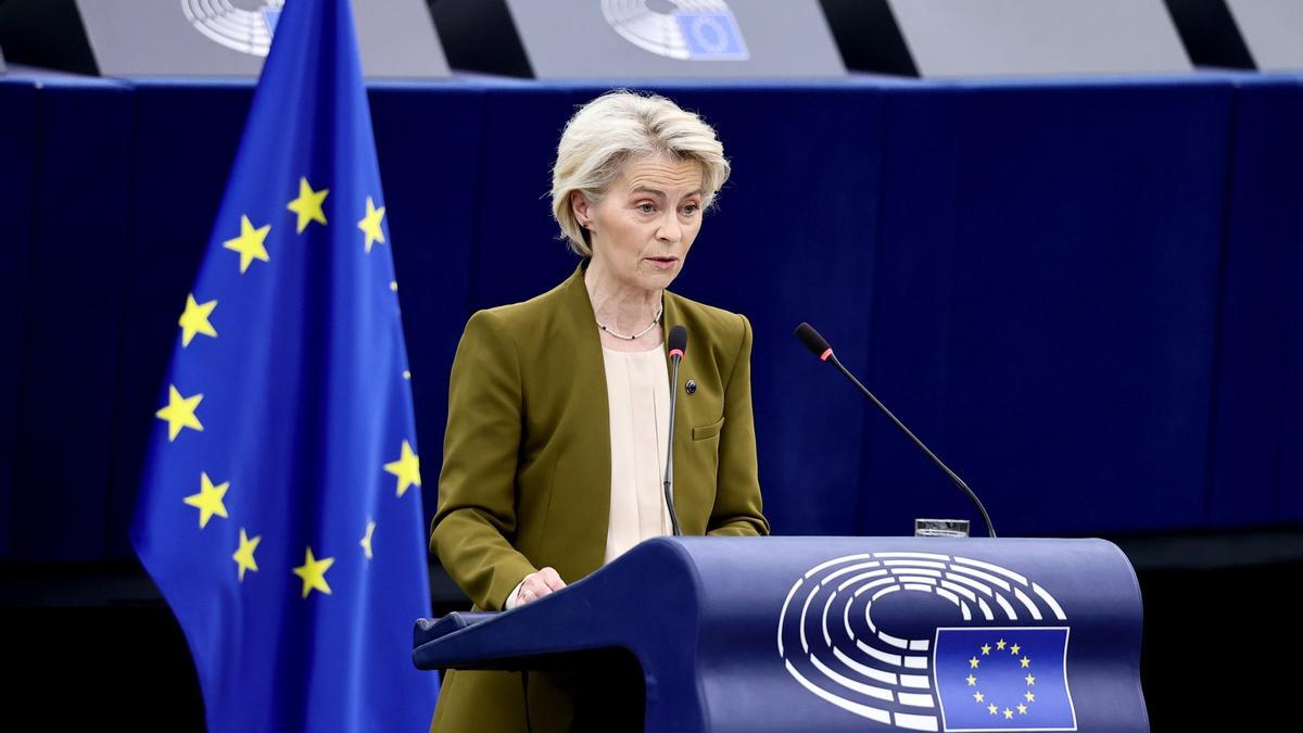 La presidenta de la CE, Ursula von der Leyen.