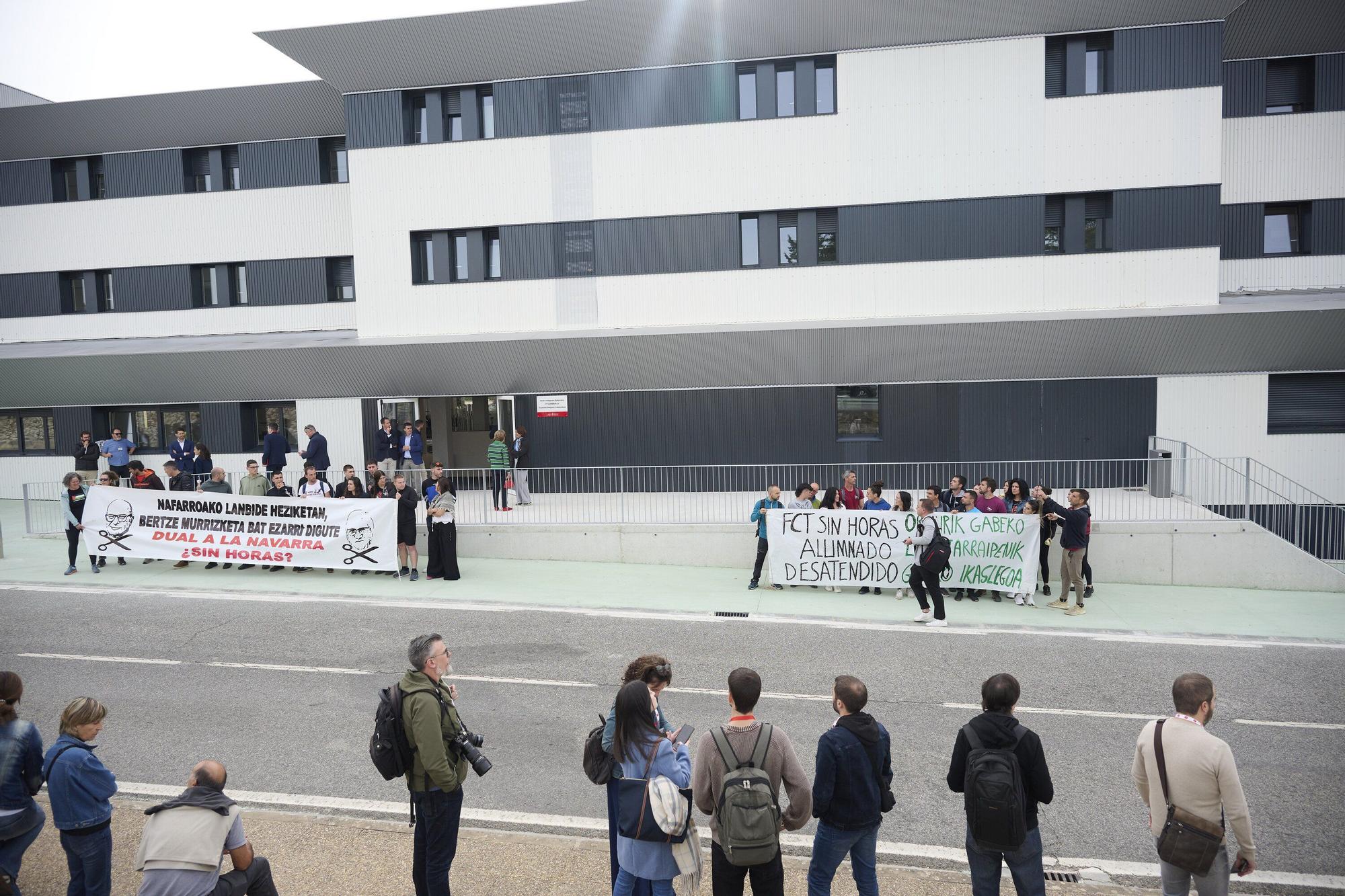Fotos de la visita de la reina Letizia al CIP FP Lumbier IIP