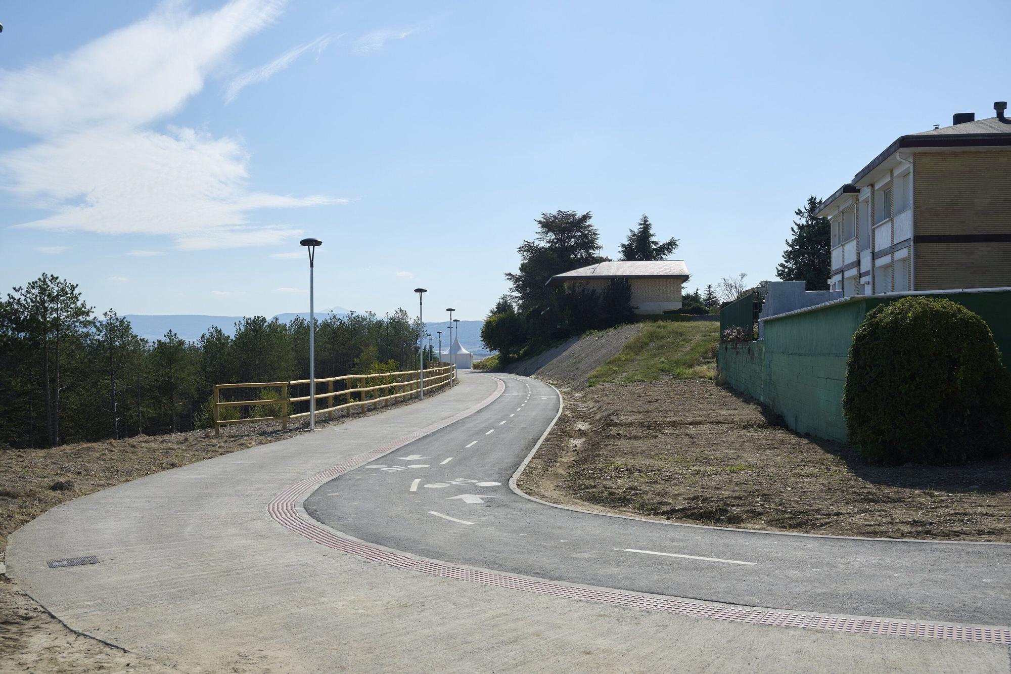 Fotos de la visita al carril bici entre Pamplona y Cizur Menor por el Camino de Santiago