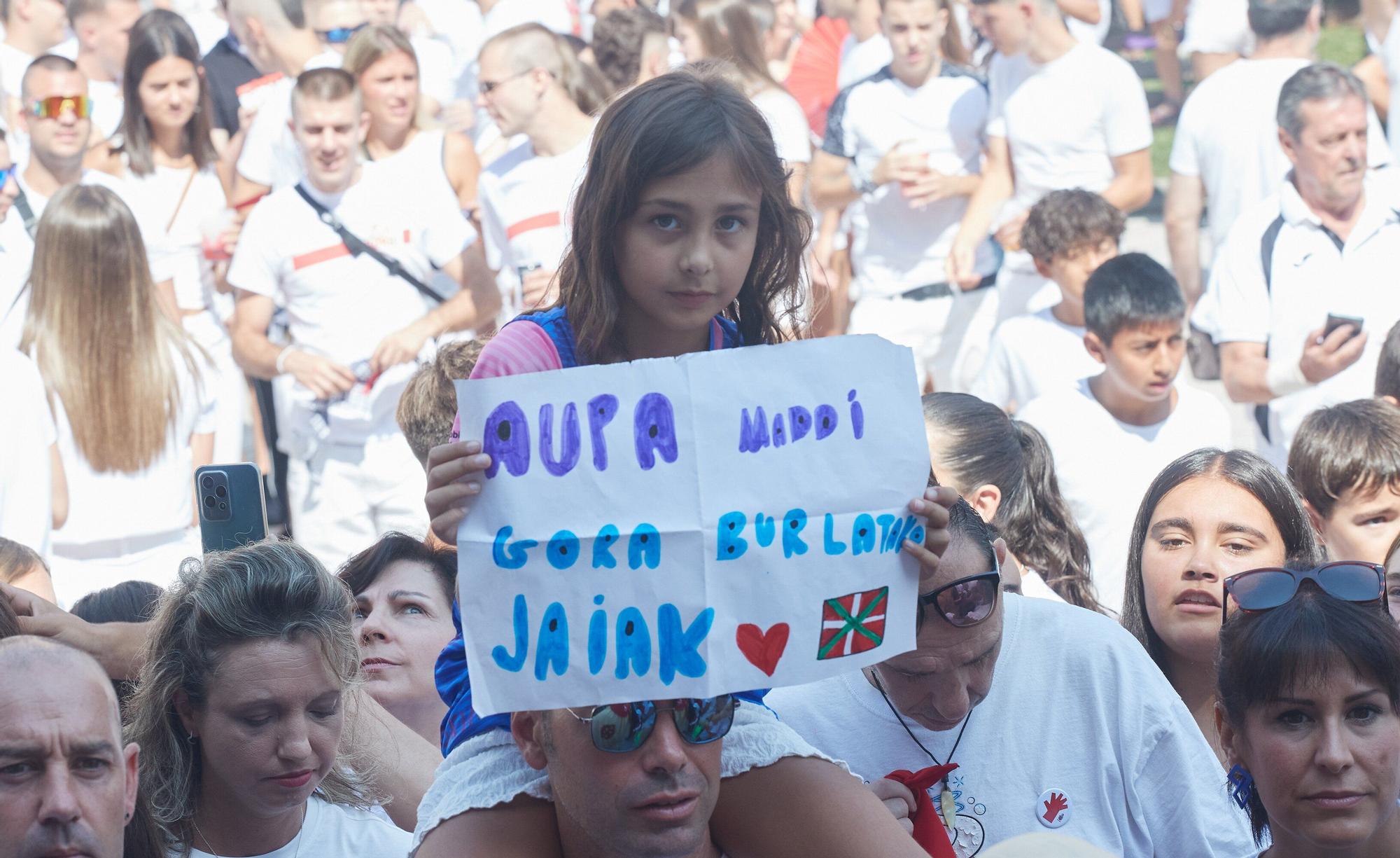 Fotos del chupinazo de Burlada