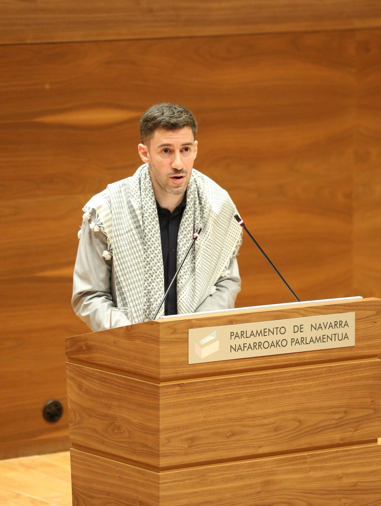 Fotos del pleno del Parlamento de Navarra del jueves 2 de octubre