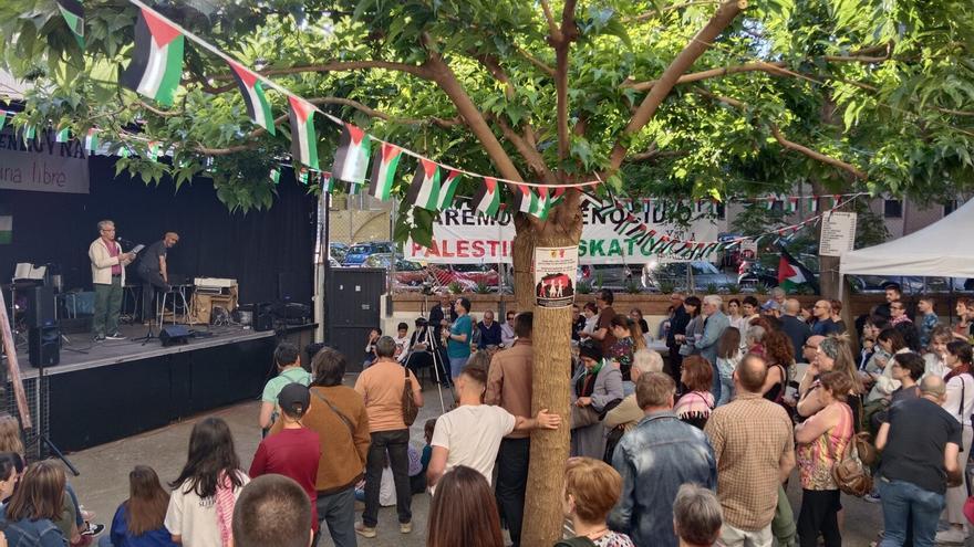 Yala Nafarroa valora positivamente el Palestinaren Eguna celebrado en la Peña Beterri de Tudela