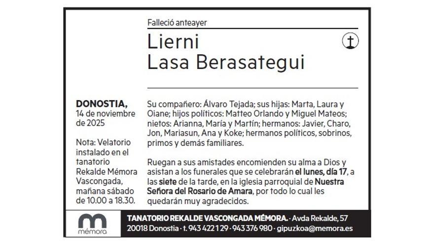 LIERNI LASA BERASATEGUI