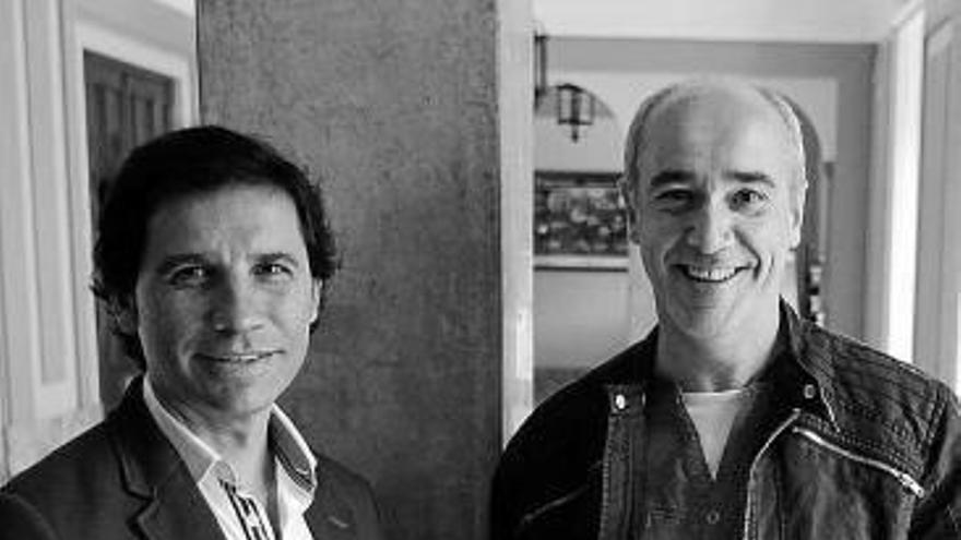 Juan Santamaría (i) y Jesús Garisoain.