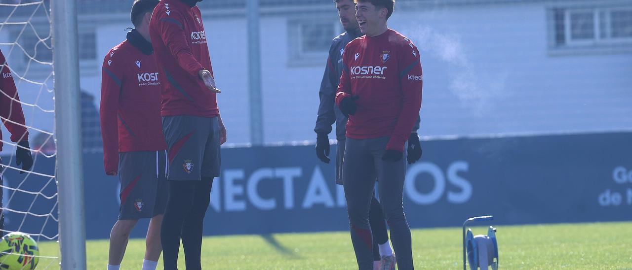 Fotos del entrenamiento de Osasuna de este 3 de diciembre