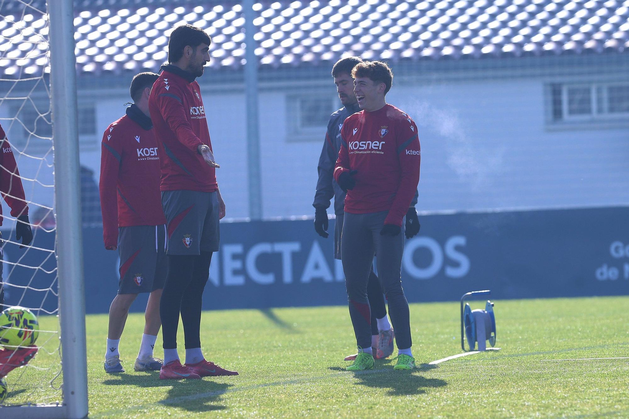 Fotos del entrenamiento de Osasuna de este 3 de diciembre
