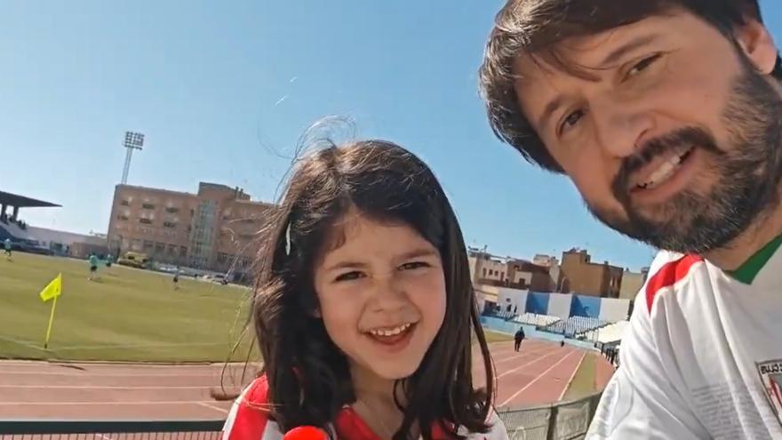 Ola solidaria en redes para que un padre y su hija de Melilla disfruten del Athletic