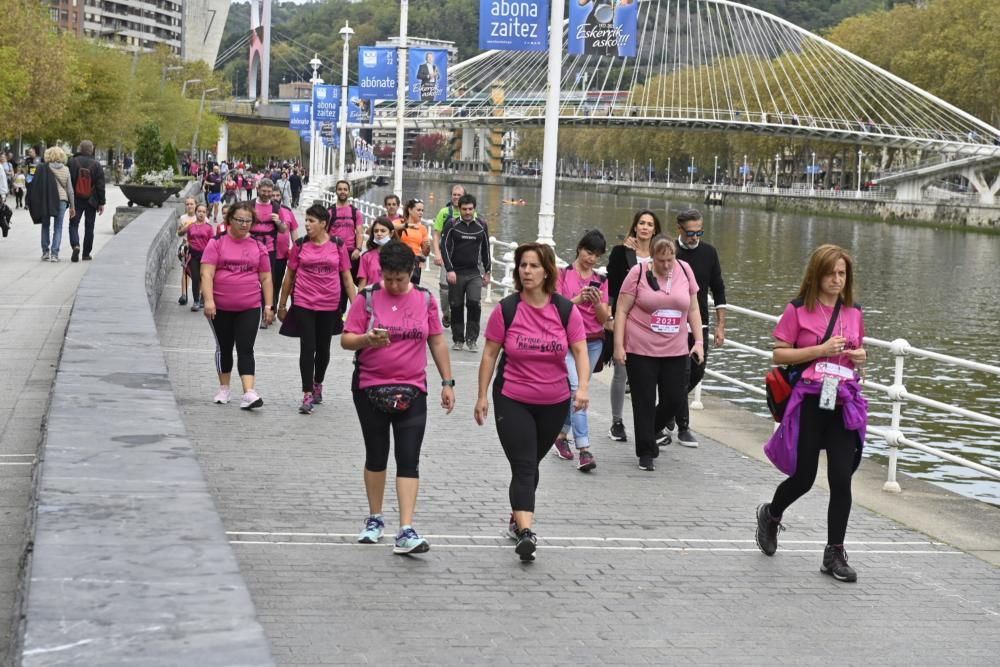 Marcha de ACAMBI contra el cáncer de mama en Bilbao