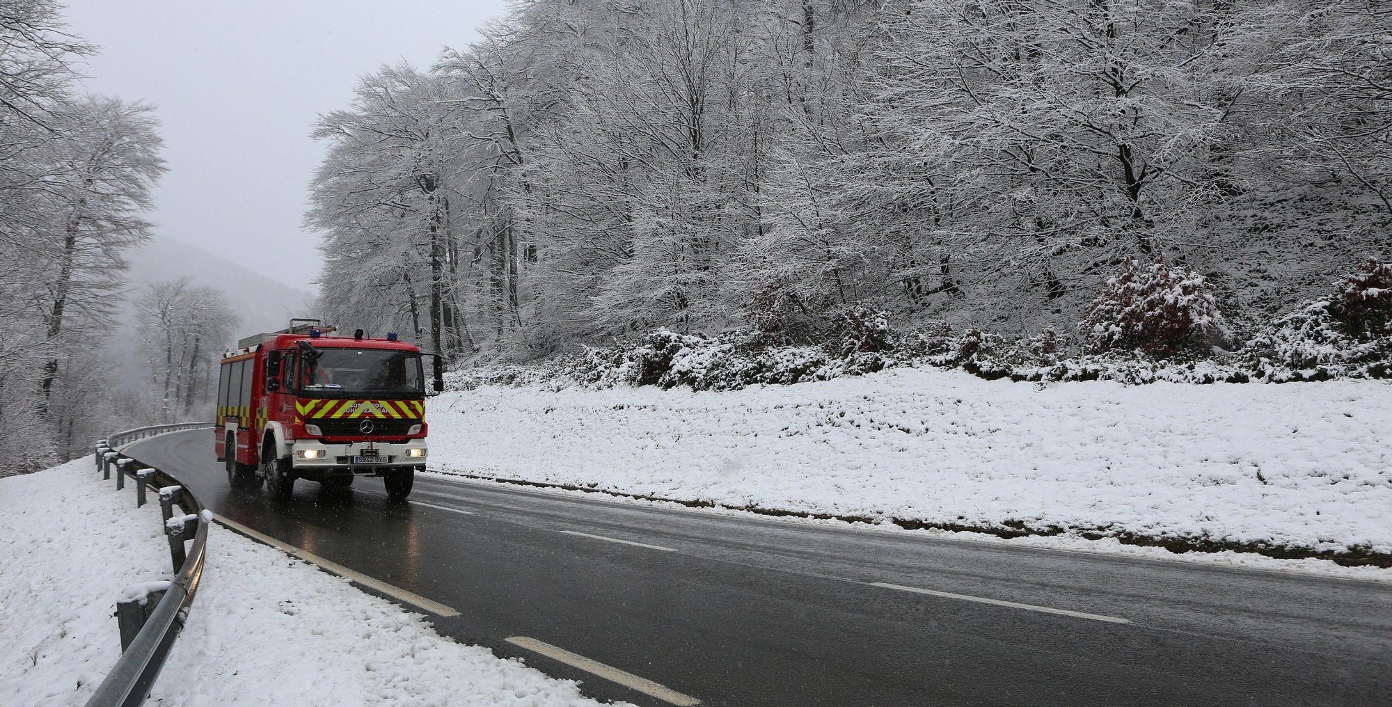Fotos de la nieve en Navarra (20 de noviembre de 2025)