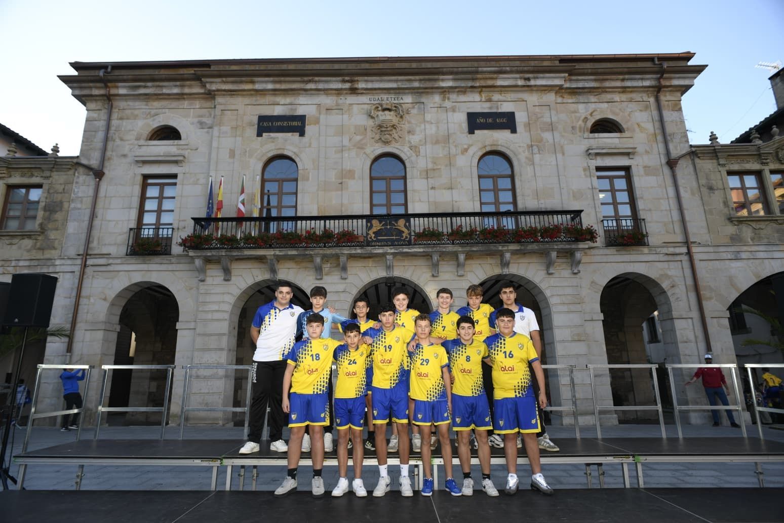 Presentación de los clubes deportivos de Urretxu y Zumarraga