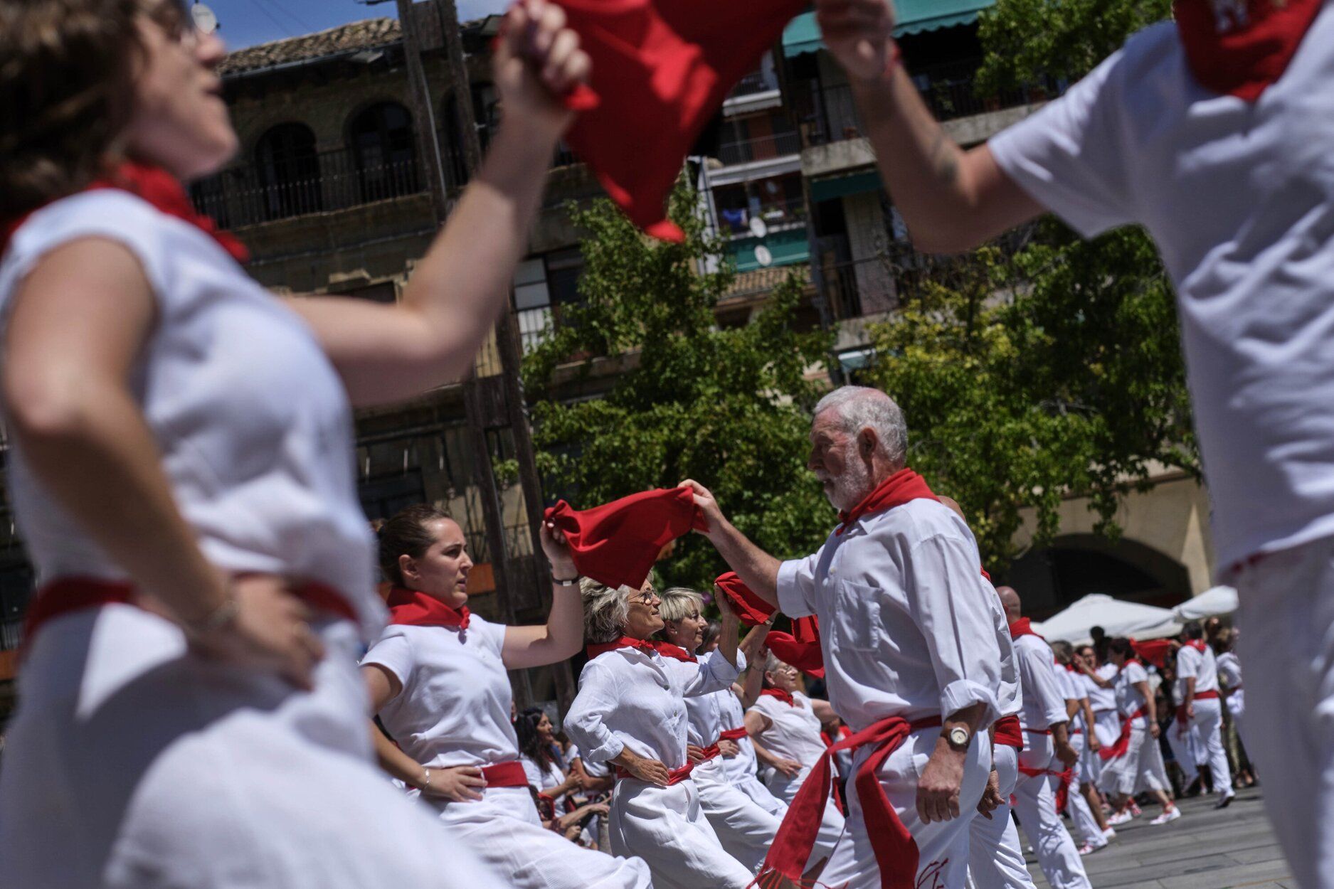 Fotos del inicio de las fiestas de Estella-Lizarra