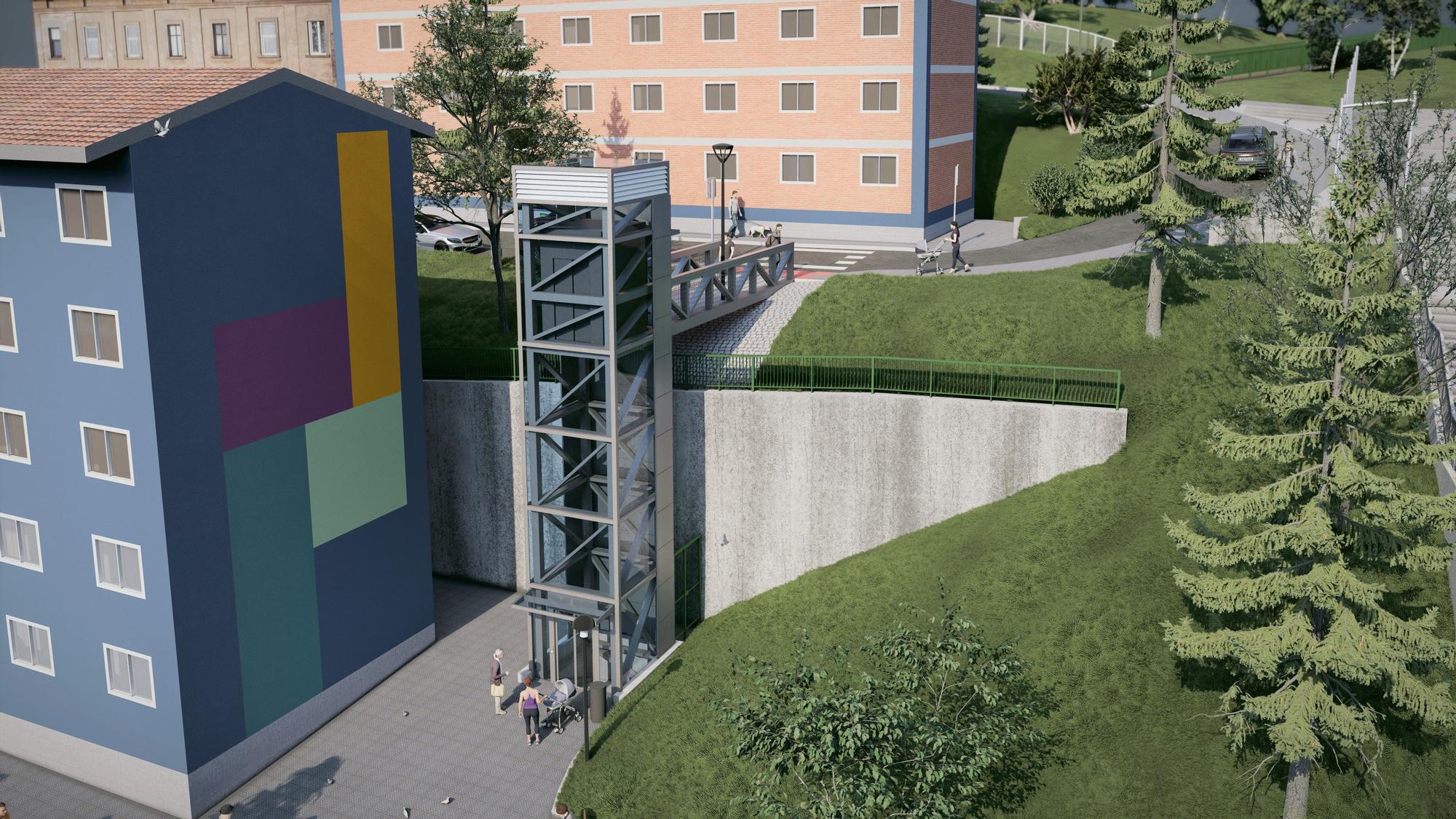 Dos ascensores verticales mejorarán la movilidad en Artazu Bekoa