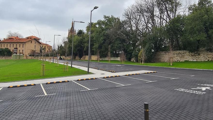 Berango culmina las obras del aparcamiento de la campa de Lantzarte