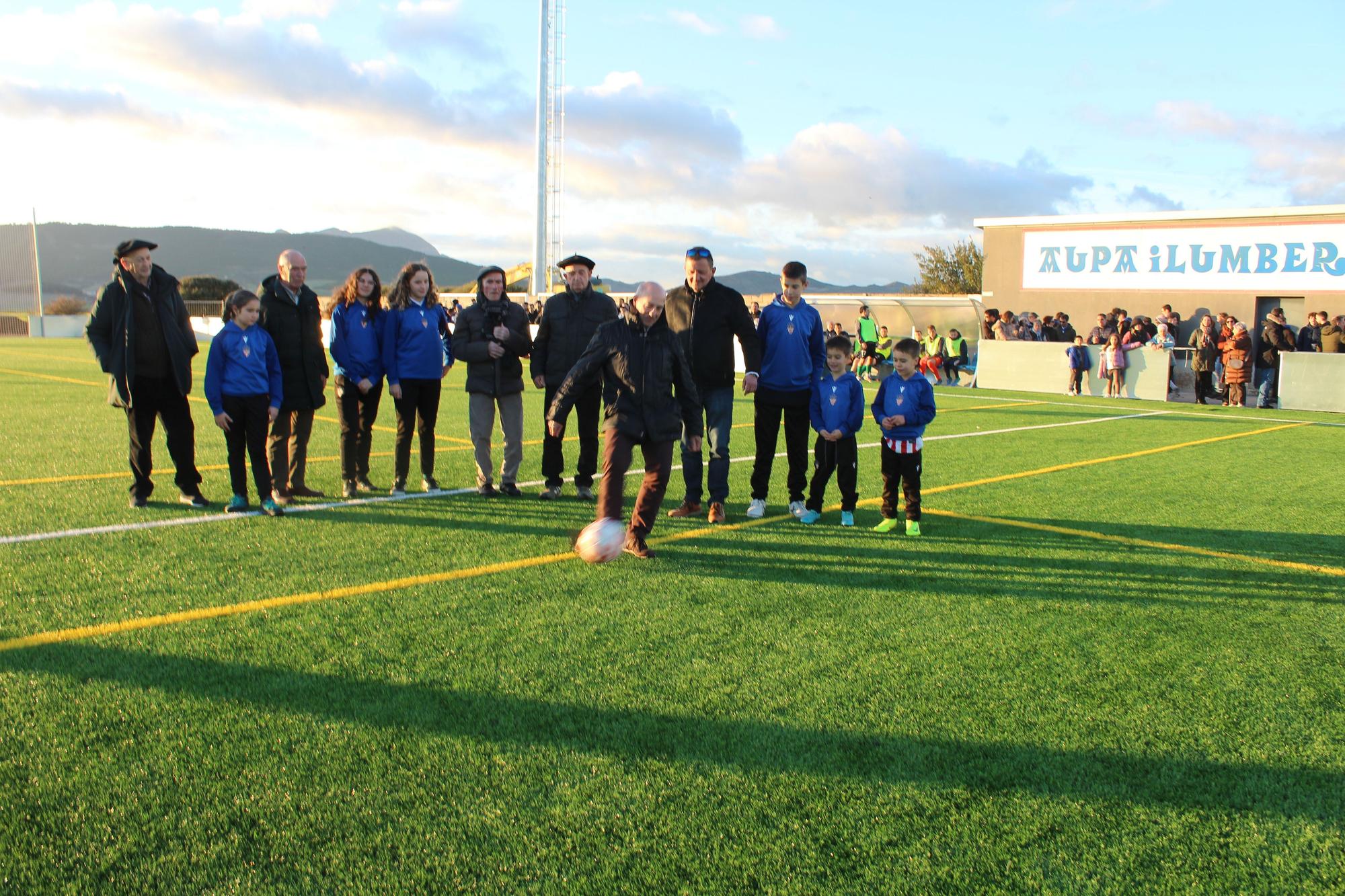 Inauguración del nuevo campo del Lardín