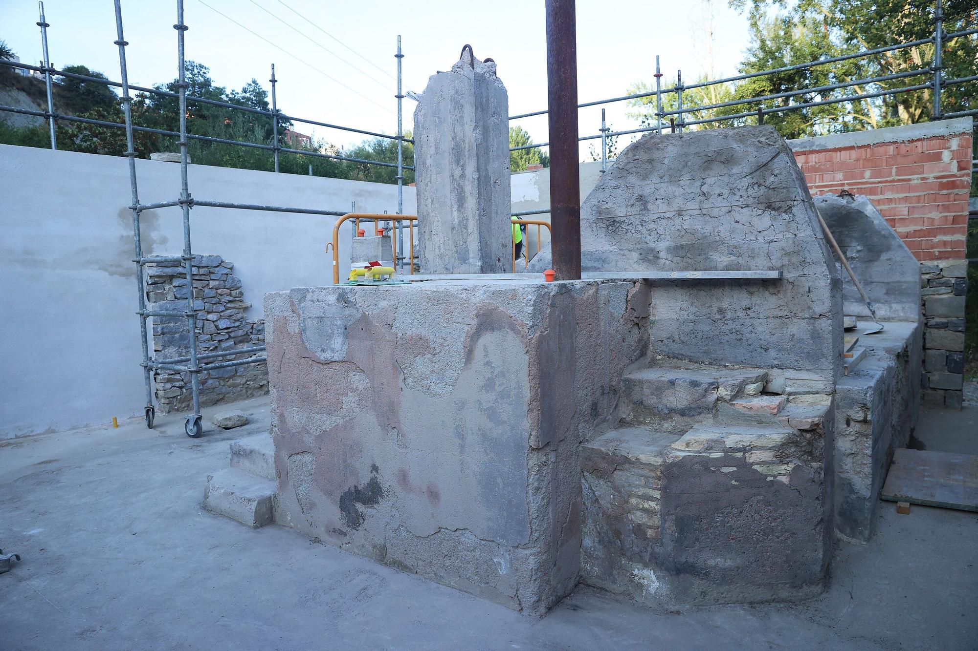 La reserva fluvial del molino de Ilundáin toma forma con la limpieza del canal y los movimientos de tierra