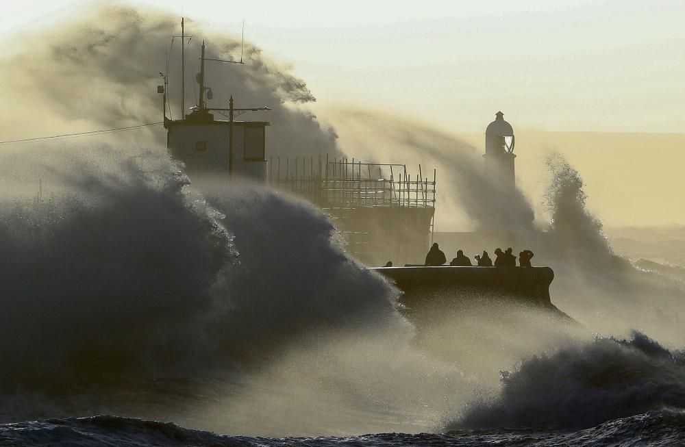 Los efectos de la tormenta 'Eunice' en Reino Unido