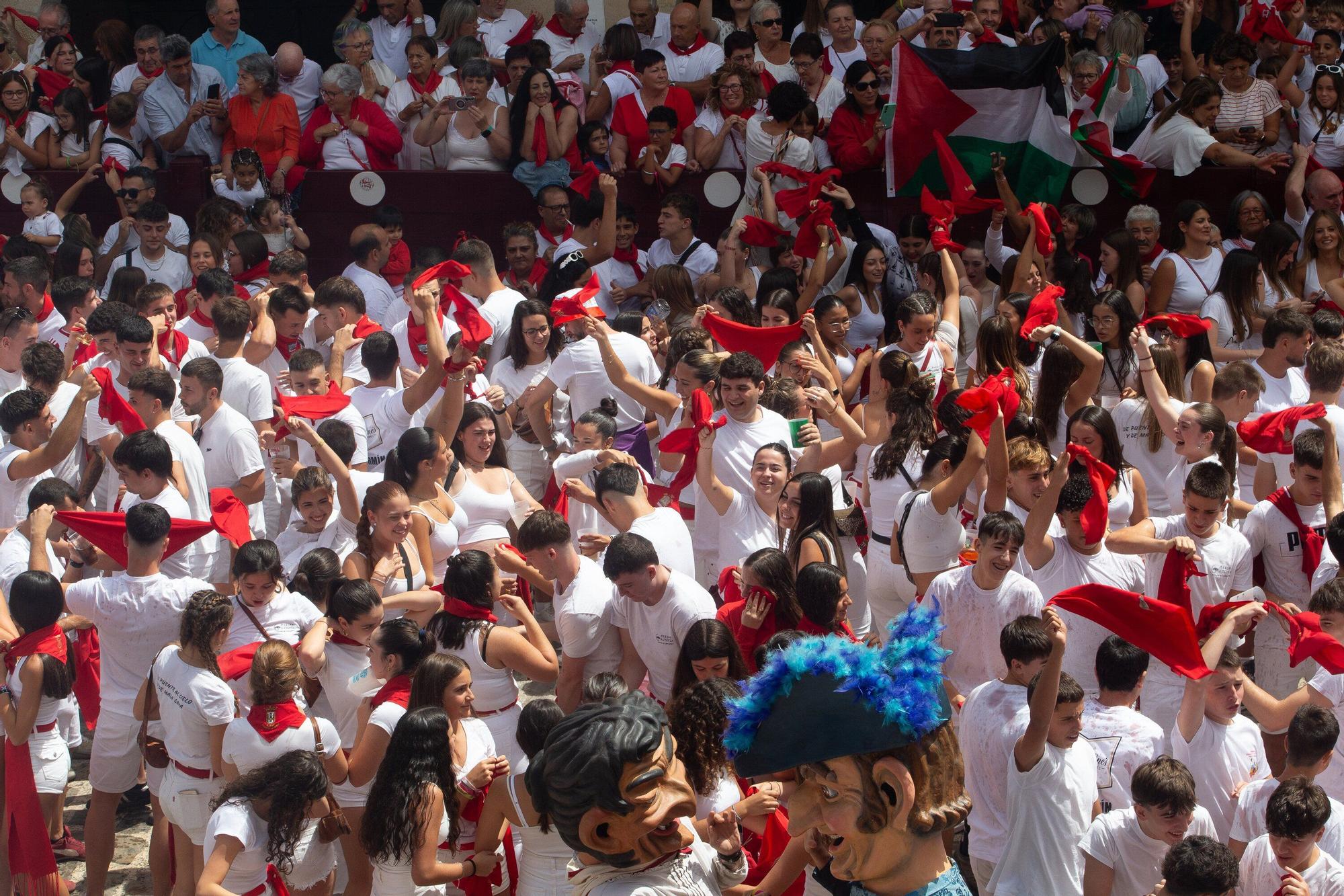 Chupinazo de las fiestas de Puente La Reina / Gares 2025
