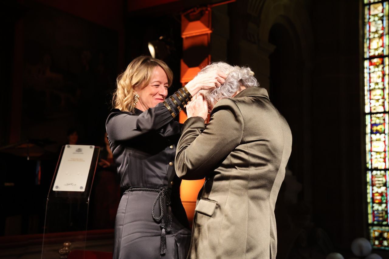 María Luisa Arriola ha recibido la Medalla de Oro de Gipuzkoa