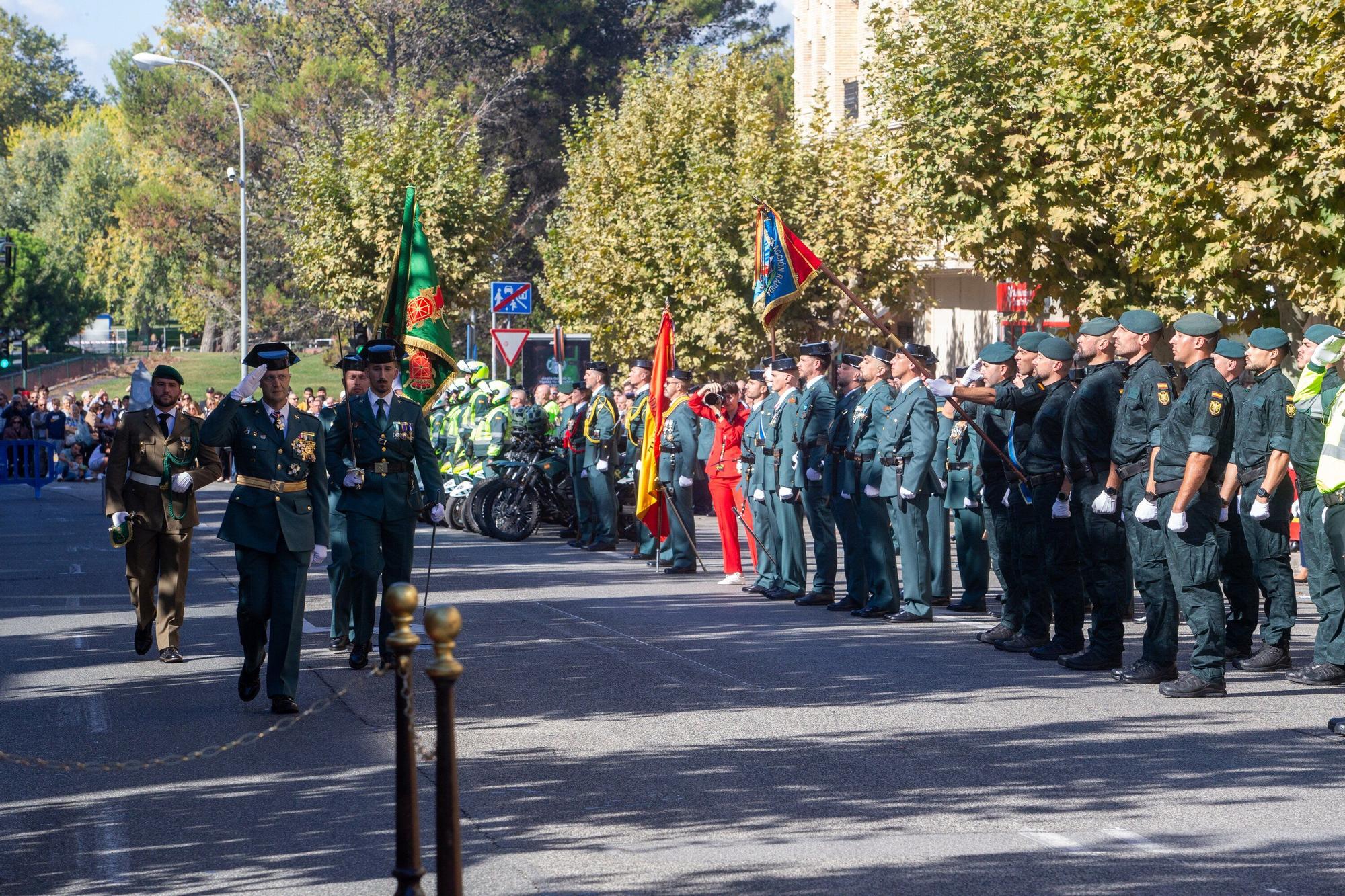 Fotos de la celebración de la Virgen del Pilar por la Guardia Civil de Navarra en Pamplona