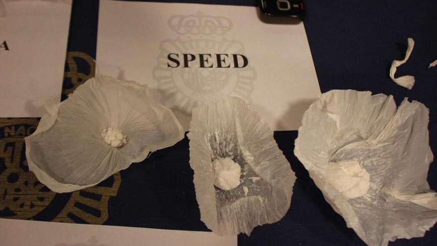 Dosis de speed intervenidas en una operación anterior.