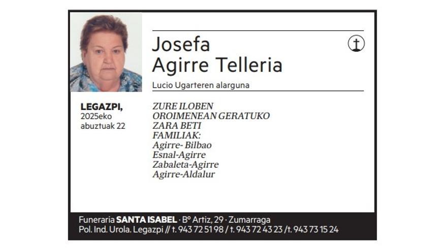 Josefa Agirre Telleria