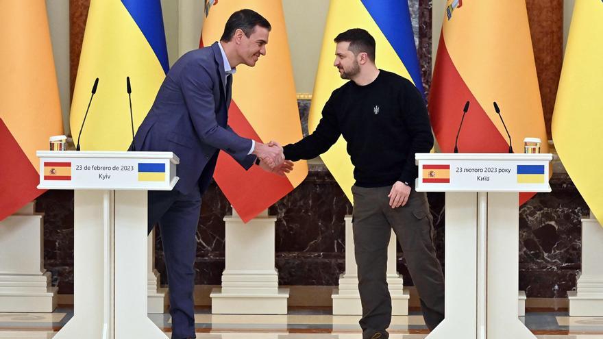 Rueda de prensa de Sánchez y Zelenski