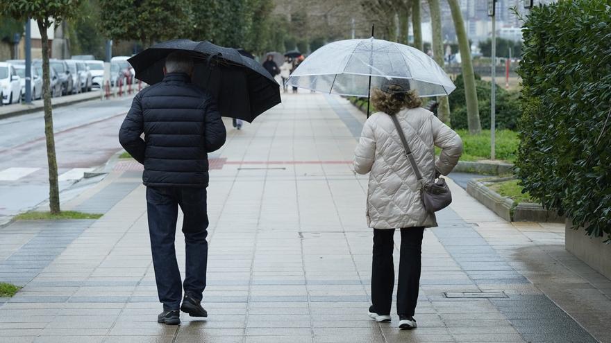 Un frente dejará cielos cubiertos y lluvia en Bizkaia este miércoles