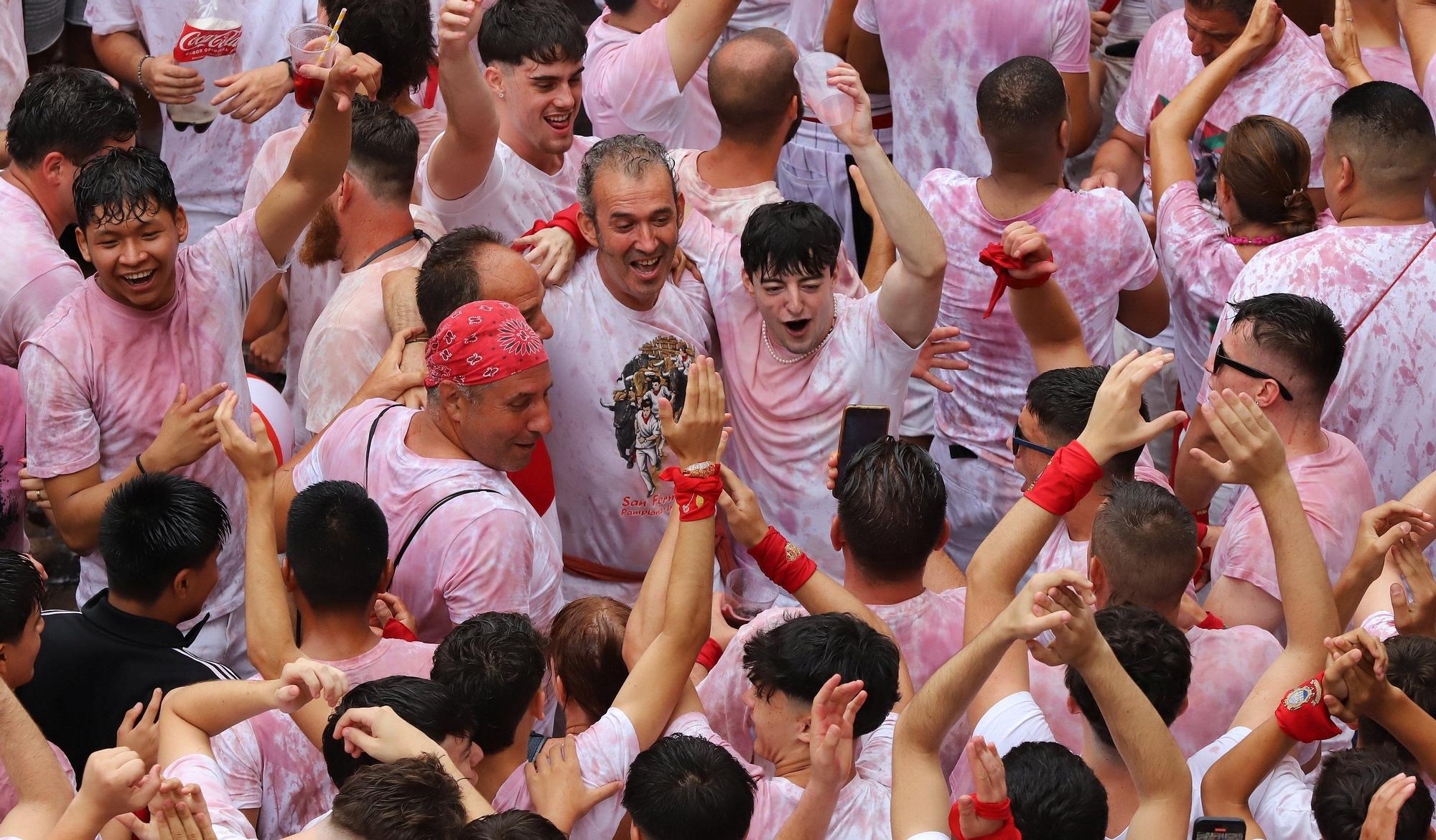 San Fermín 2025 | Momentos previos al lanzamiento del Chupinazo