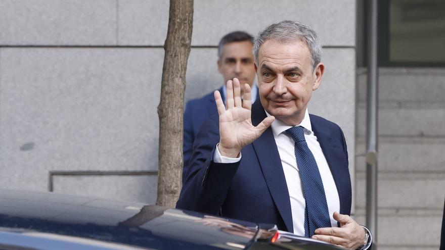 Zapatero llega a la Audiencia Nacional para declarar por el rescate de Plus Ultra y sus joyas incautadas