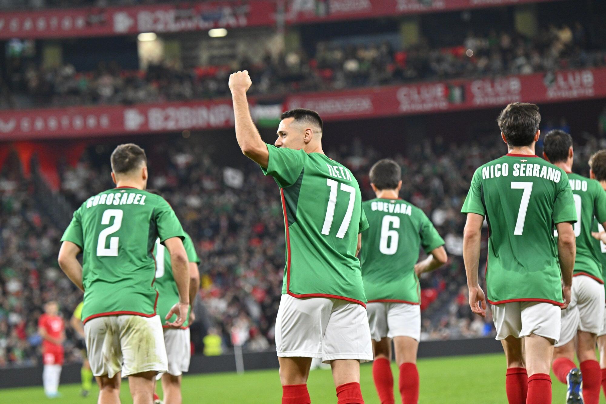 Las imágenes del Euskal Selekzioa - Palestina