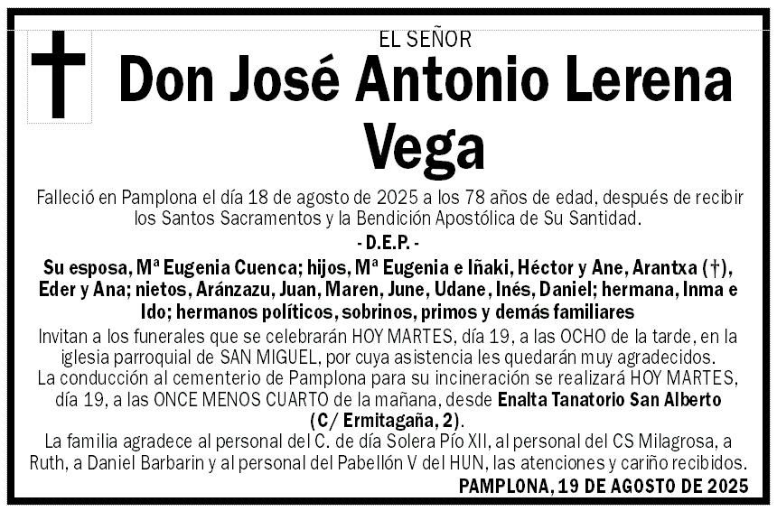 José Antonio Lerena Vega