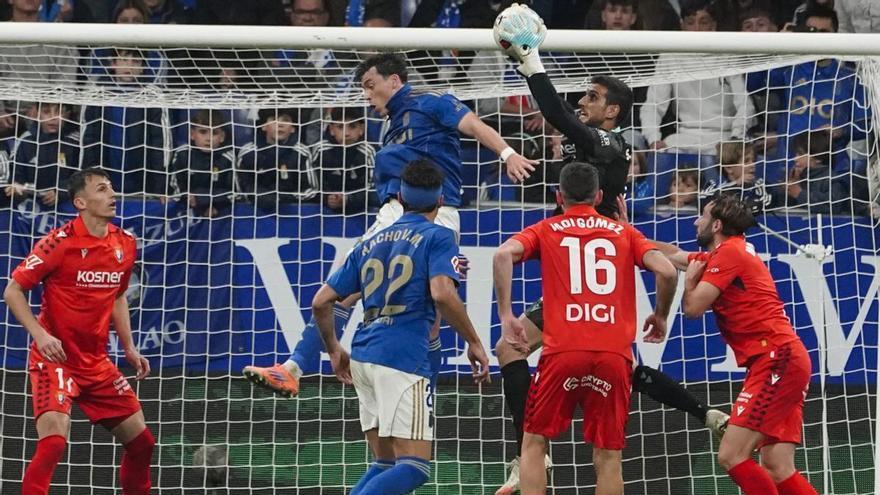 Cifras y apuntes del Oviedo - Osasuna: Becker, mucho dinero pocos minutos