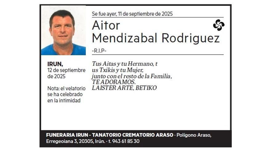 AITOR MENDIZABAL RODRIGUEZ