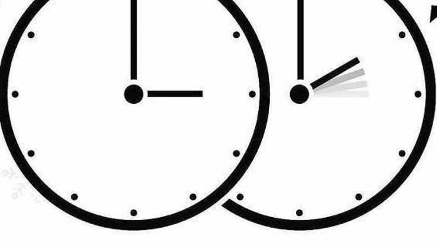 Esta madrugada entra en vigor el denominado horario de invierno. Ilustración: Efe