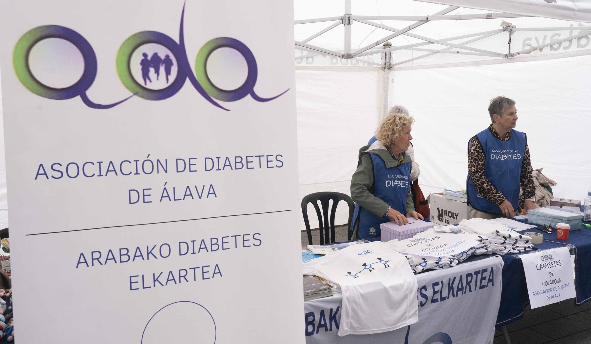 En imágenes: Vitoria se une al día mundial de la diabetes