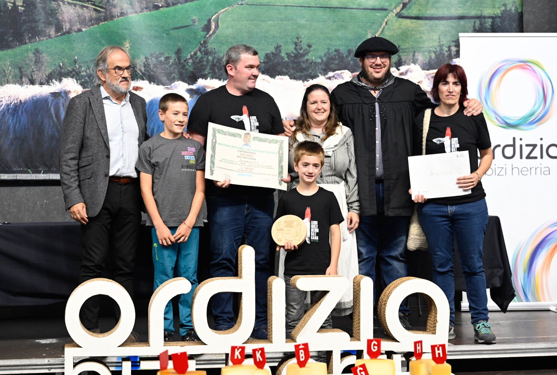 Las mejores imágenes del concurso de quesos de Ordizia