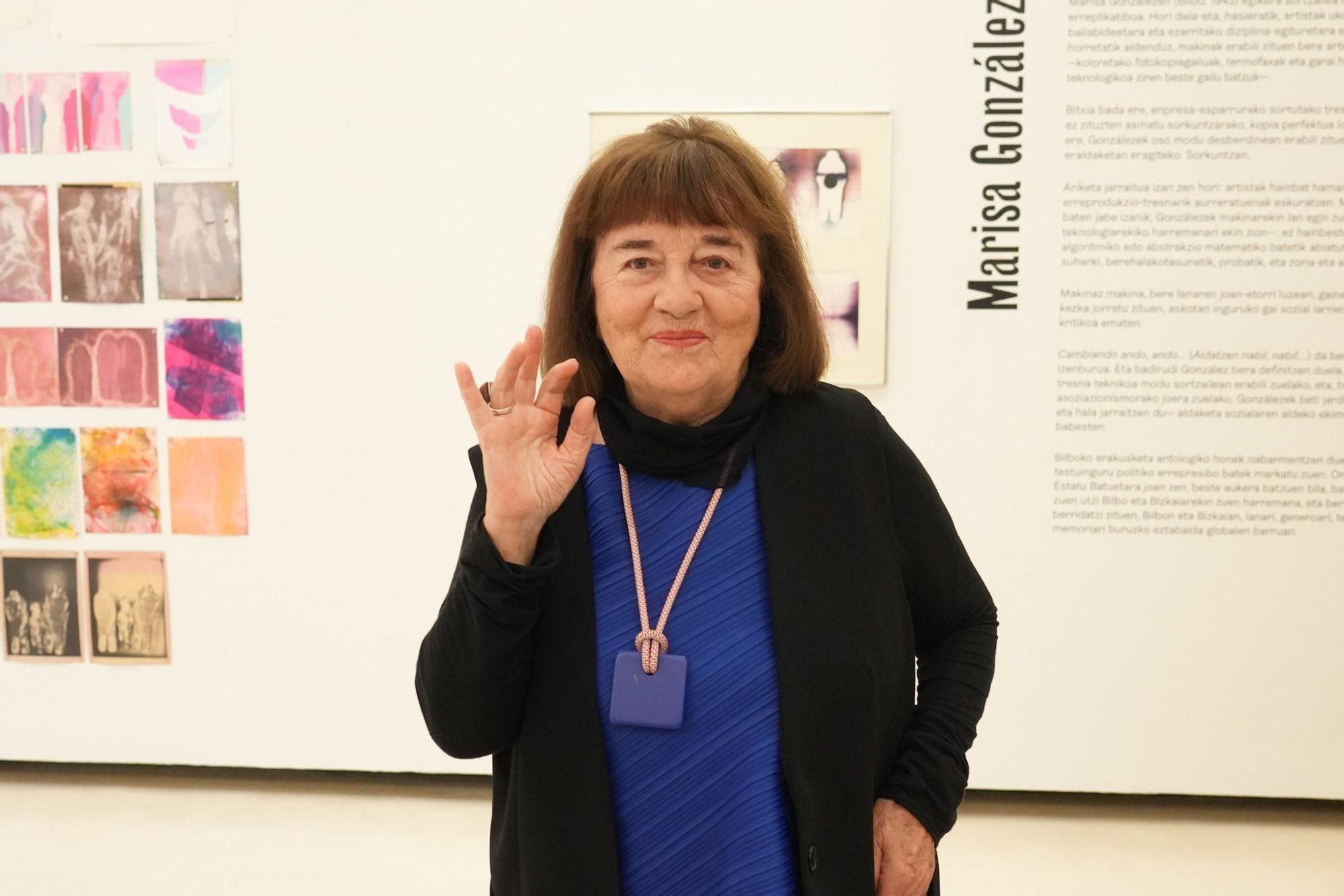 Azkuna Zentroa muestra una retrospectiva de la artista bilbaina Marisa González, una adelantada a su tiempo