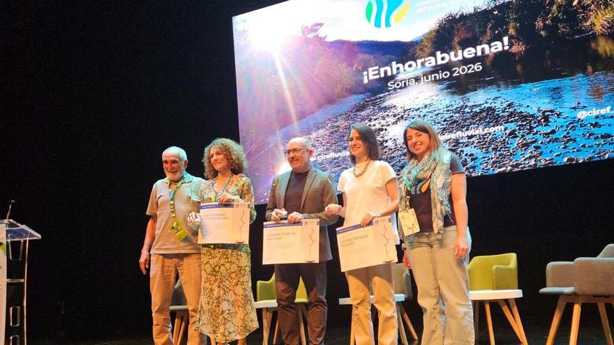 Pamplona recibe un premio por la recuperación y defensa de los ríos
