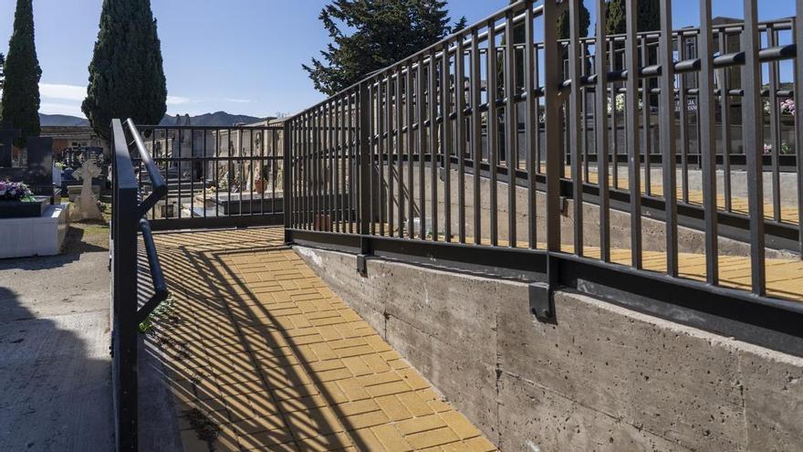 El Ayuntamiento de Fitero mejora la accesibilidad y el drenaje de agua de lluvia en el cementerio