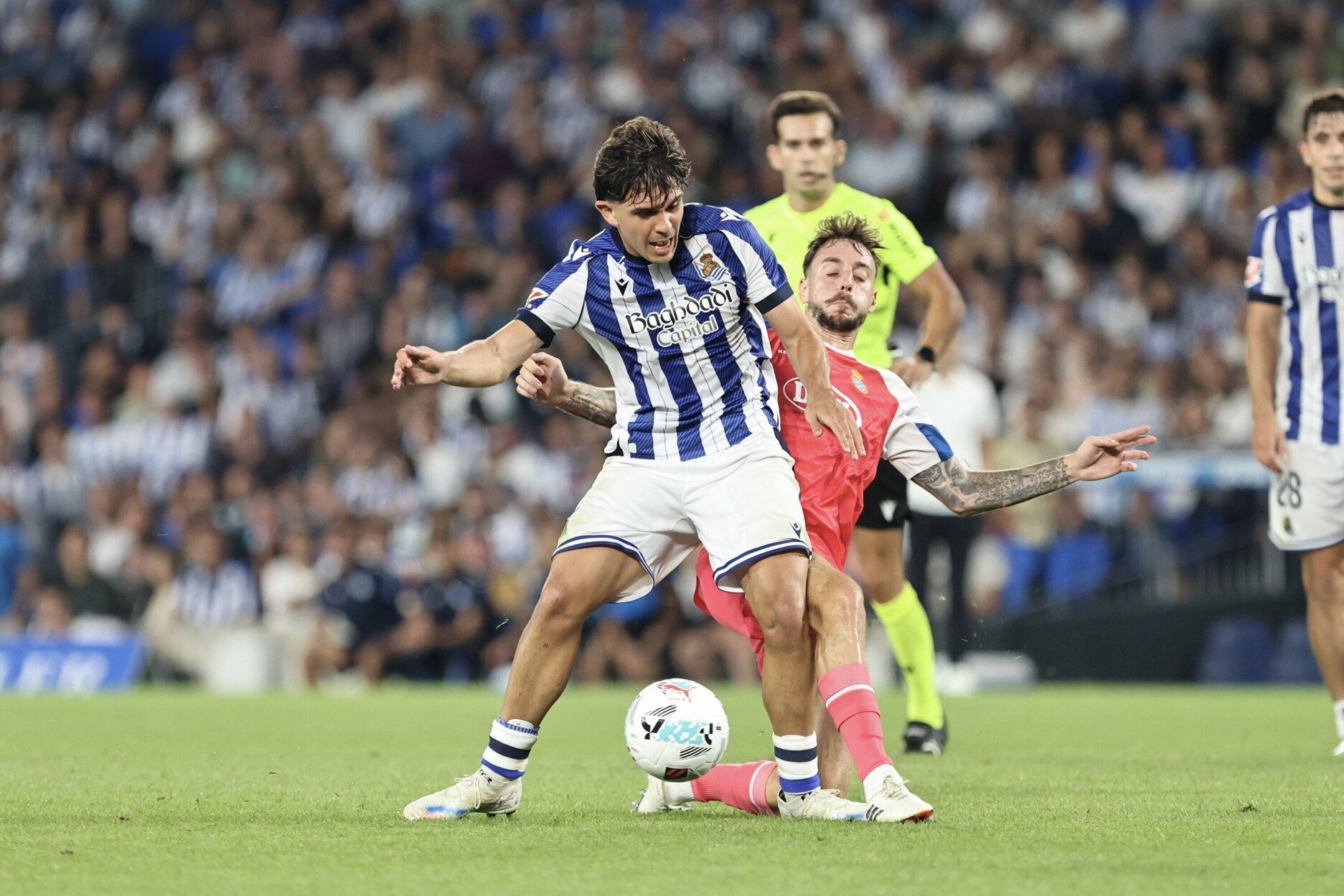 [Fotos] Partido loco en Anoeta de la Real Sociedad y el Espanyol
