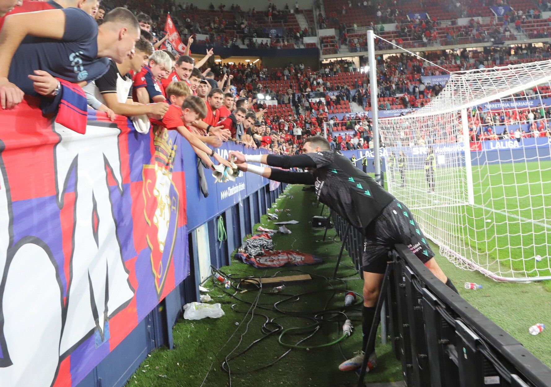 Fotos del Osasuna-Getafe en El Sadar