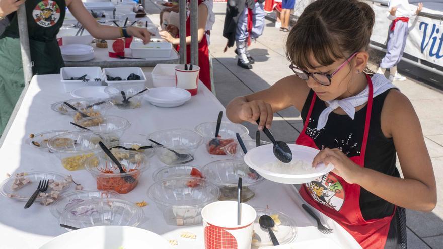 En imágenes: Los más pequeños demuestran sus habilidades culinarias en Margotxef