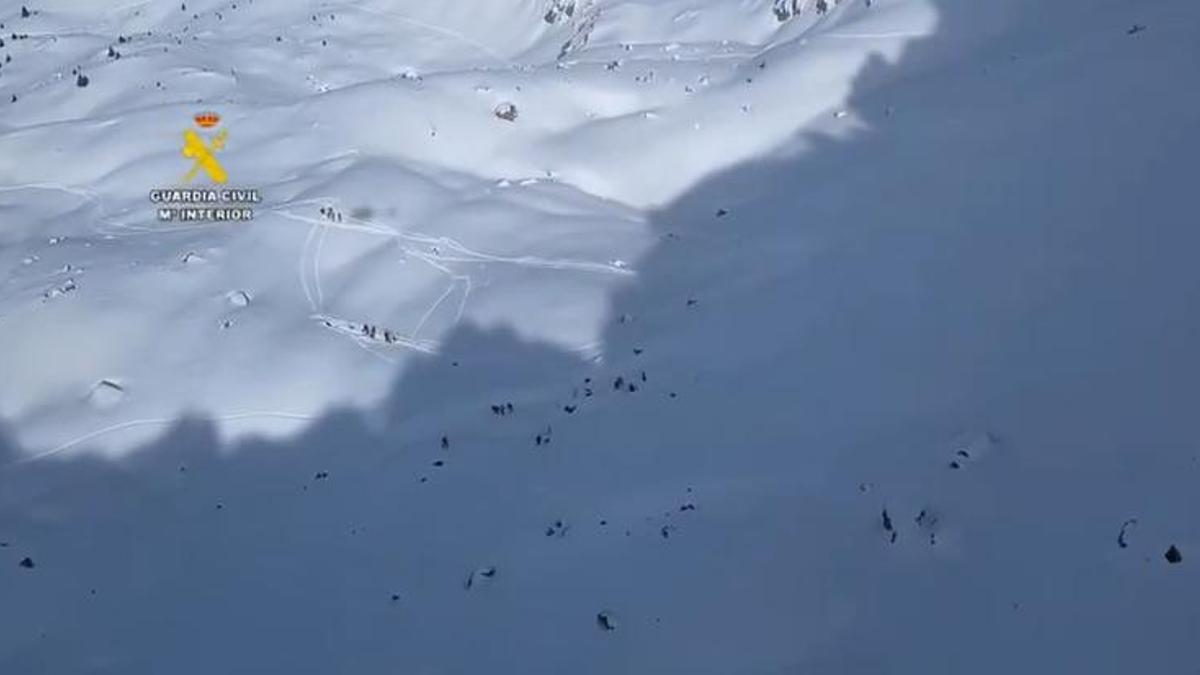 Tres fallecidos tras sorprenderles un alud en las inmediaciones del Balneario de Panticosa