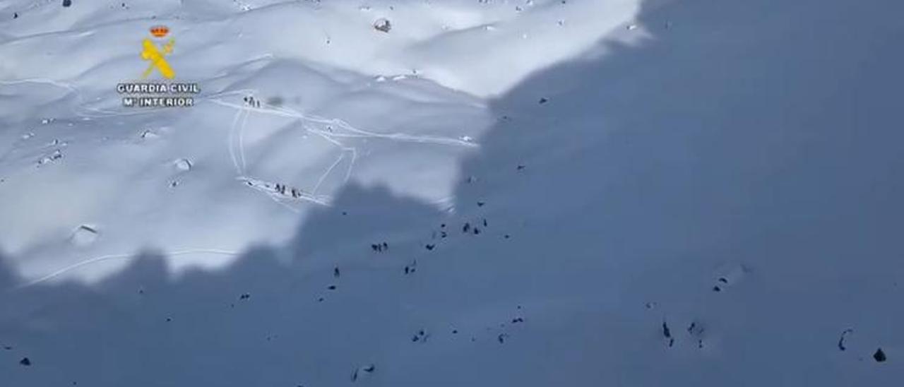 Tres fallecidos tras sorprenderles un alud en las inmediaciones del Balneario de Panticosa