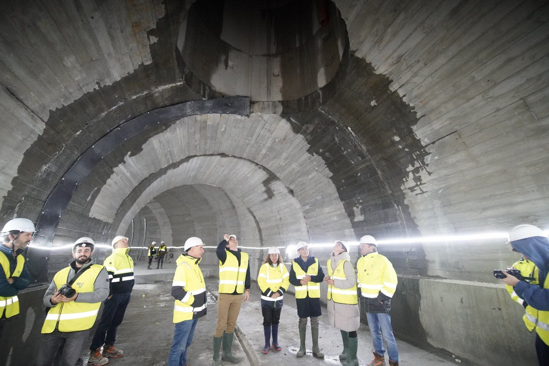 Avance de las obras en la nueva estación Centro-Concha del Topo