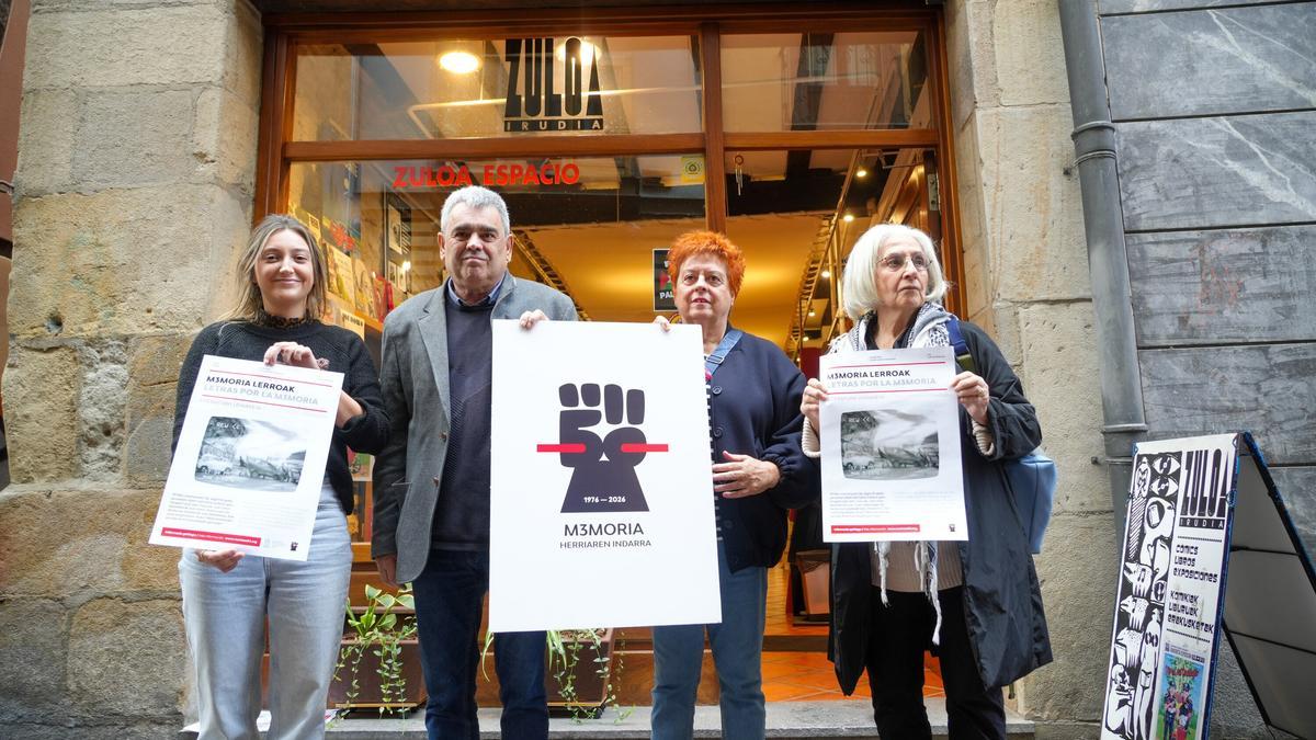 Presentación del concurso literario &#039;Letras por la m3moria&#039;