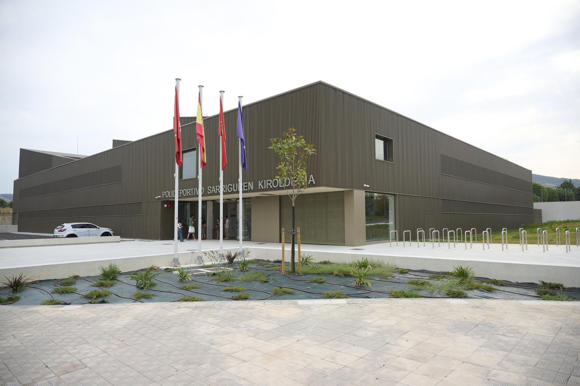 Fotos del nuevo polideportivo de Valle de Egüés