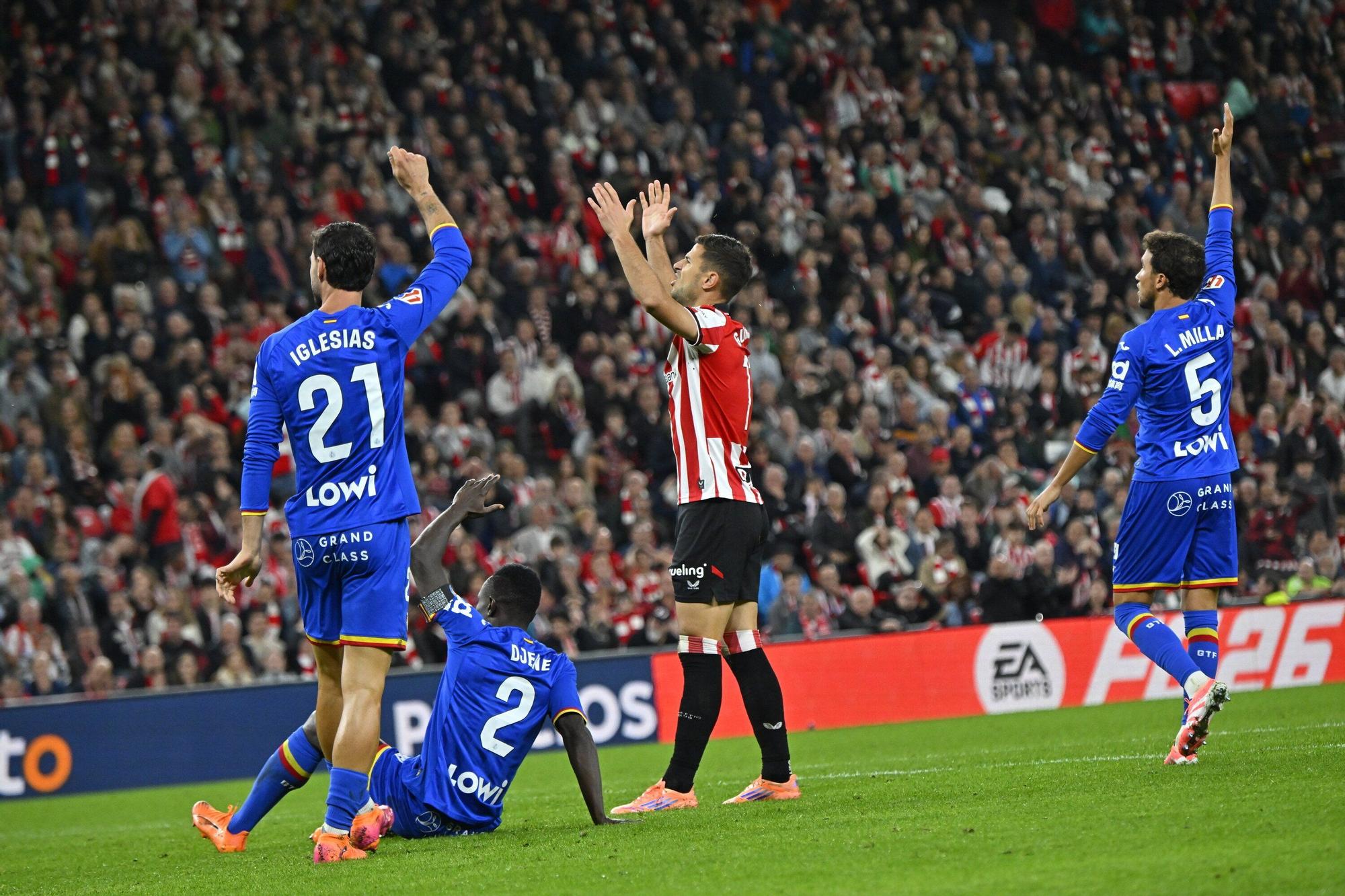 El Athletic-Getafe, en imágenes