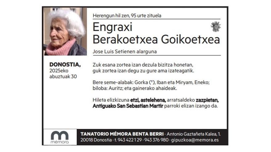 Engraxi Berakoetxea Goikoetxea