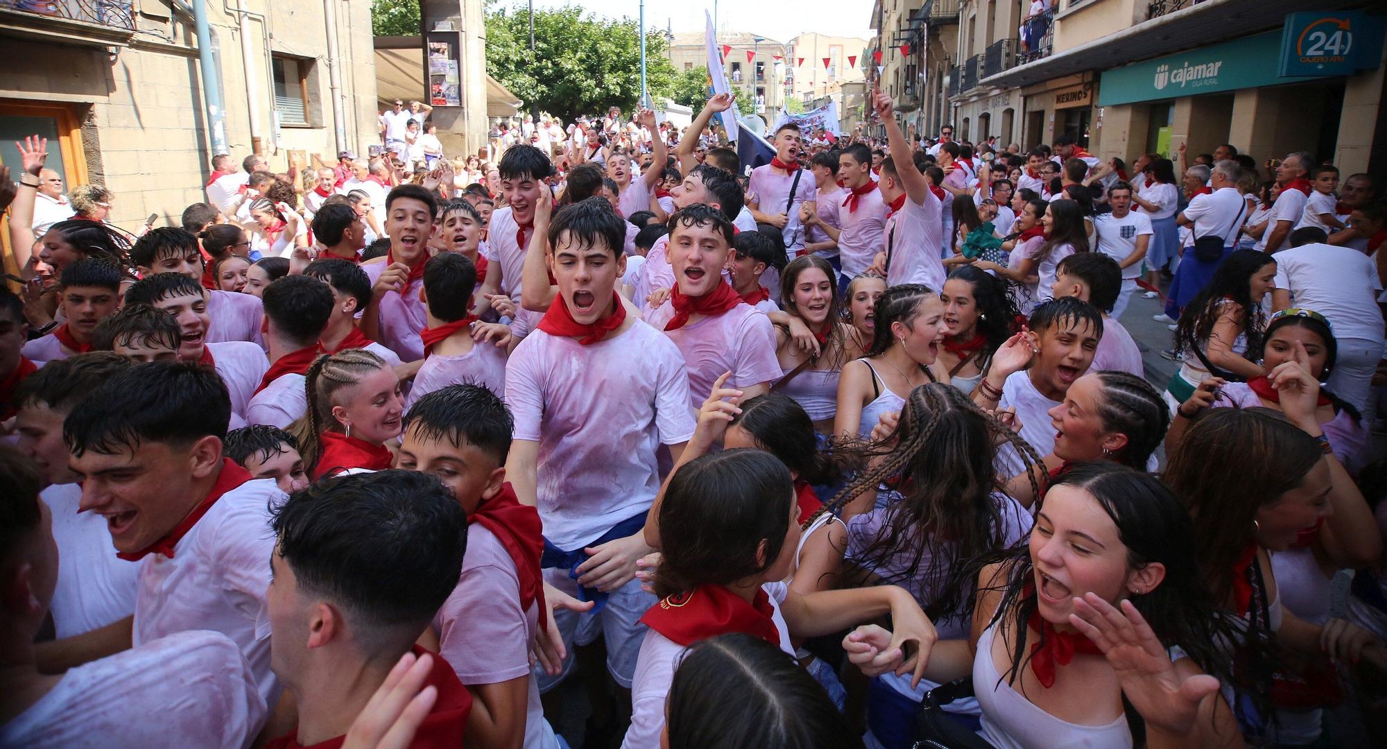 Fotos del chupinazo de Tafalla